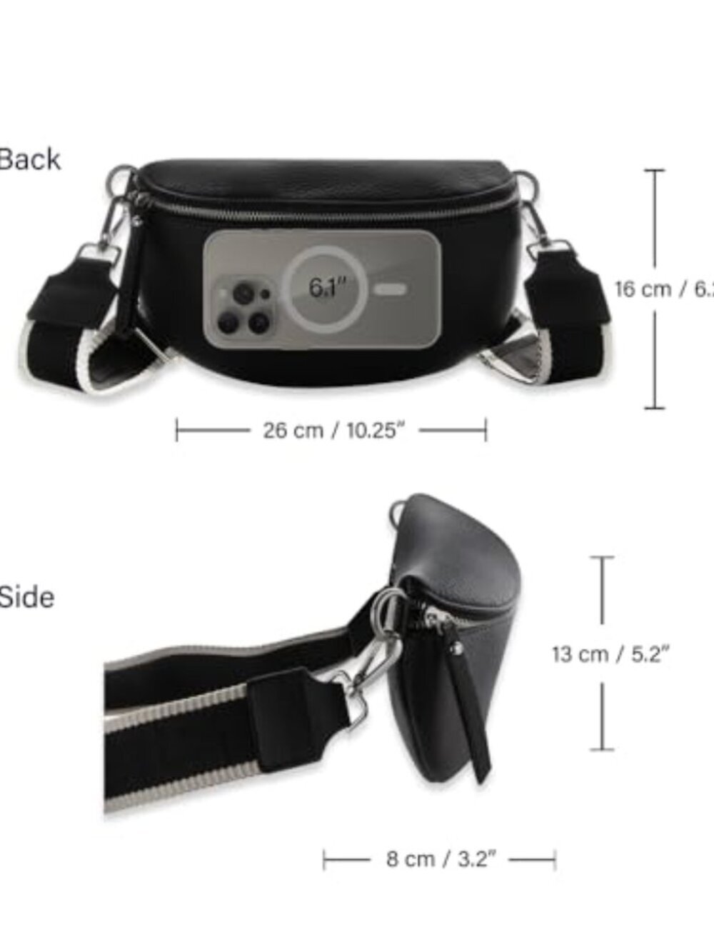 🆕 Dostany Fanny Pack Women, Cross Body Bag Women, Leather Purses for Women, - Picture 6 of 7